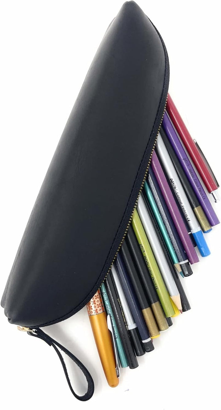 Su.B Federmäppchen - Federtasche - Etui aus Leder - Hergestellt aus Hochwertigem Leder - Passend für