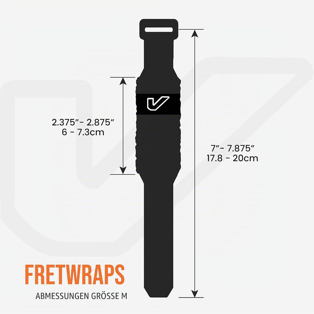 GruvGear HD-FretWrap (3er Pack) Small fire rot, fire rot