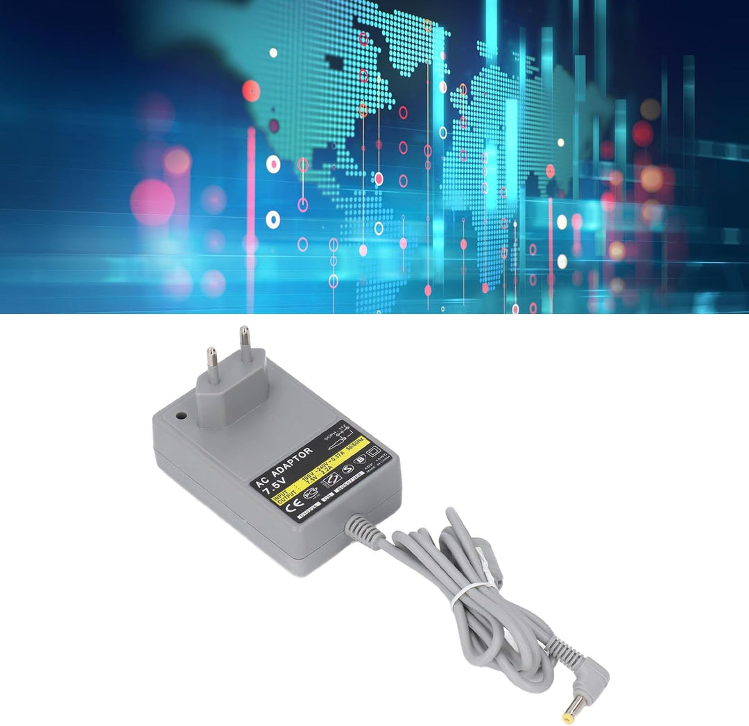7,5 V Wechselstrom Netzteil Wandladegerät mit Ladekabel für PS 1 Konsole