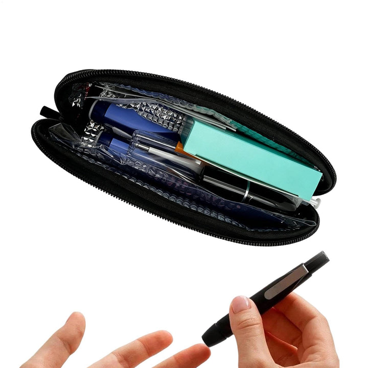 Generisch Kühltasche für Reise Wasserdichter Organizer Schwarz, Schwarz