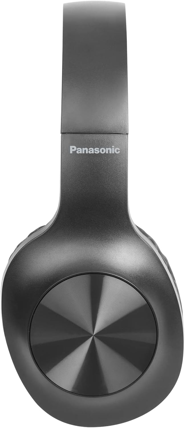 Panasonic RB-HX220BDEK Kabellose Over-Ear-Kopfhörer - Ergonomische Passform, Extra Bass, 23 Stunden