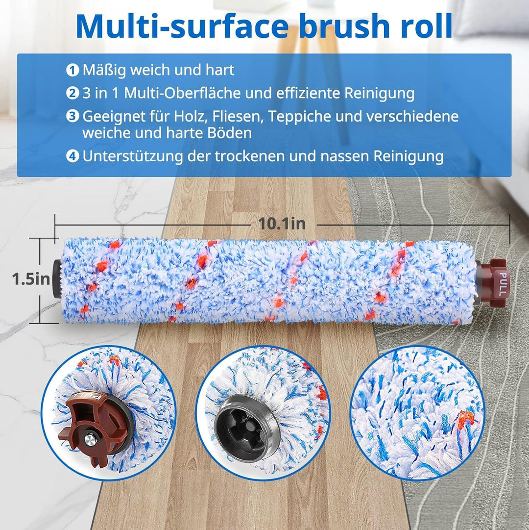 Zubehör für Bissell CrossWave 3-in-1 C3 Pro Nass Trockensauger 3555N, 3 Multi-Oberflächenbürsten 186