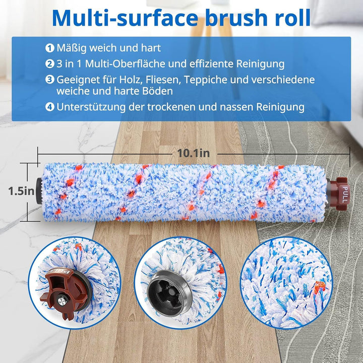 Zubehör für Bissell CrossWave 3-in-1 C3 Pro Nass Trockensauger 3555N, 3 Multi-Oberflächenbürsten 186