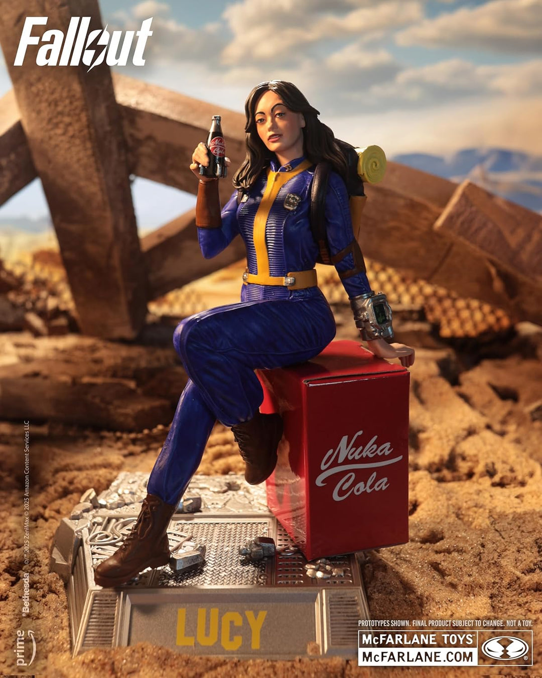 Fallout Movie Maniacs Action Figure Lucy (Season 2) 15 cm