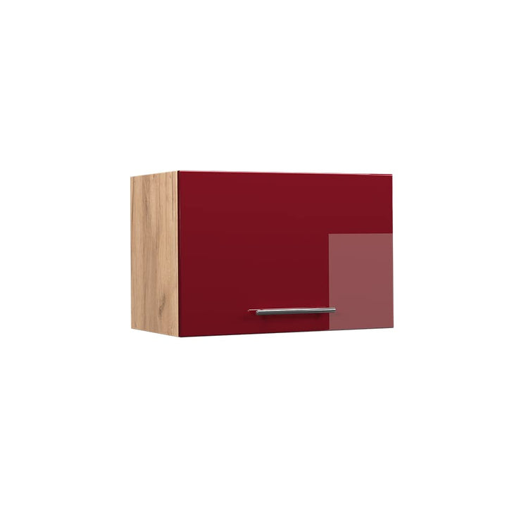 Vicco Hängeschrank Fame-Line, Bordeaux Hochglanz/Goldkraft Eiche, 60 cm Flach Hängeschrank 60 cm fla