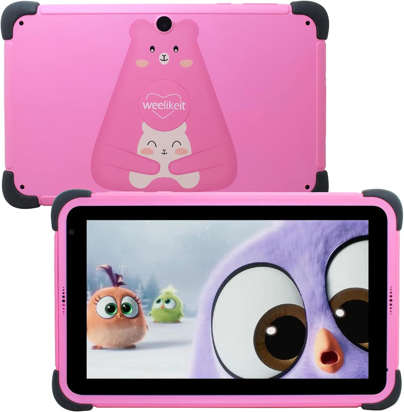 weelikeit Kinder Tablet 8 Zoll, Android 11 Kinder-Tablet mit AX WiFi6, 2GB RAM 32GB ROM, 1280 * 800