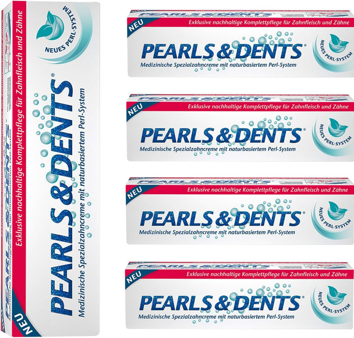5x Pearls & Dents Zahncreme 100ml Zahnpasta Spezial
