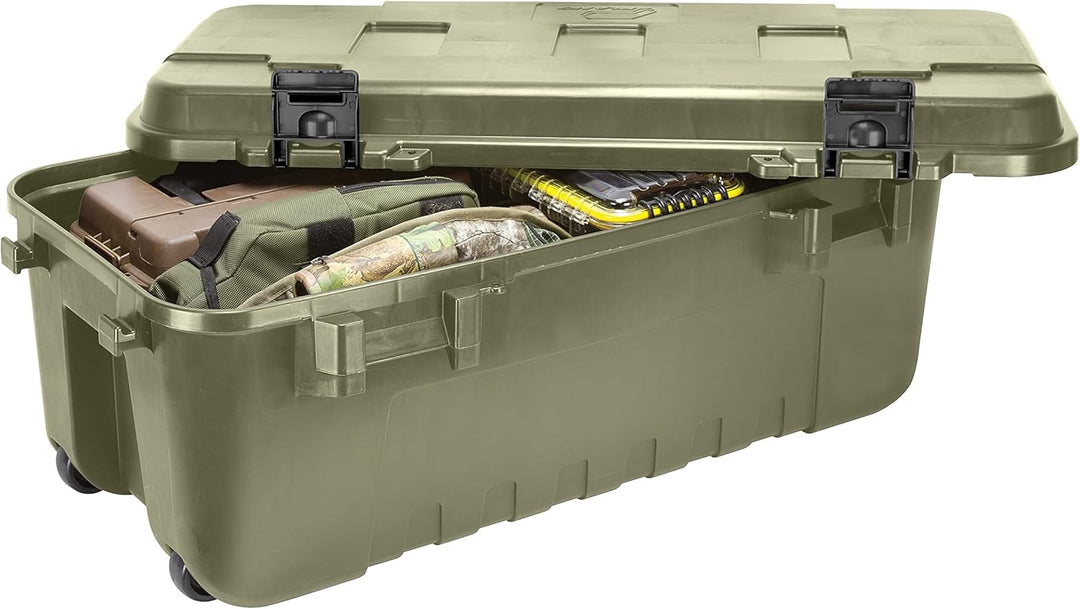 Plano Aufbewahrungsboxen Olive Drab 108 Quart Mit Rädern (1919), Olive Drab 108 Quart Mit Räder