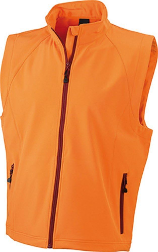 JN1022 Men's Softshell Vest Modische Softshellweste, Grösse:L;Farbe:ORANGE