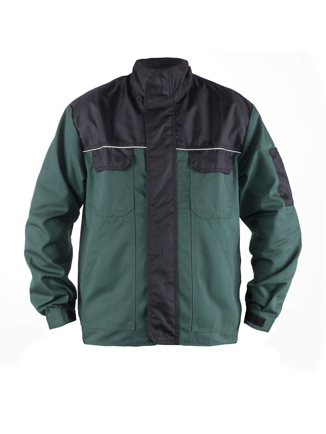 TMG® - Herren Bundjacke für Gartenarbeit - strapazierfähig & leicht - Grün (XL)