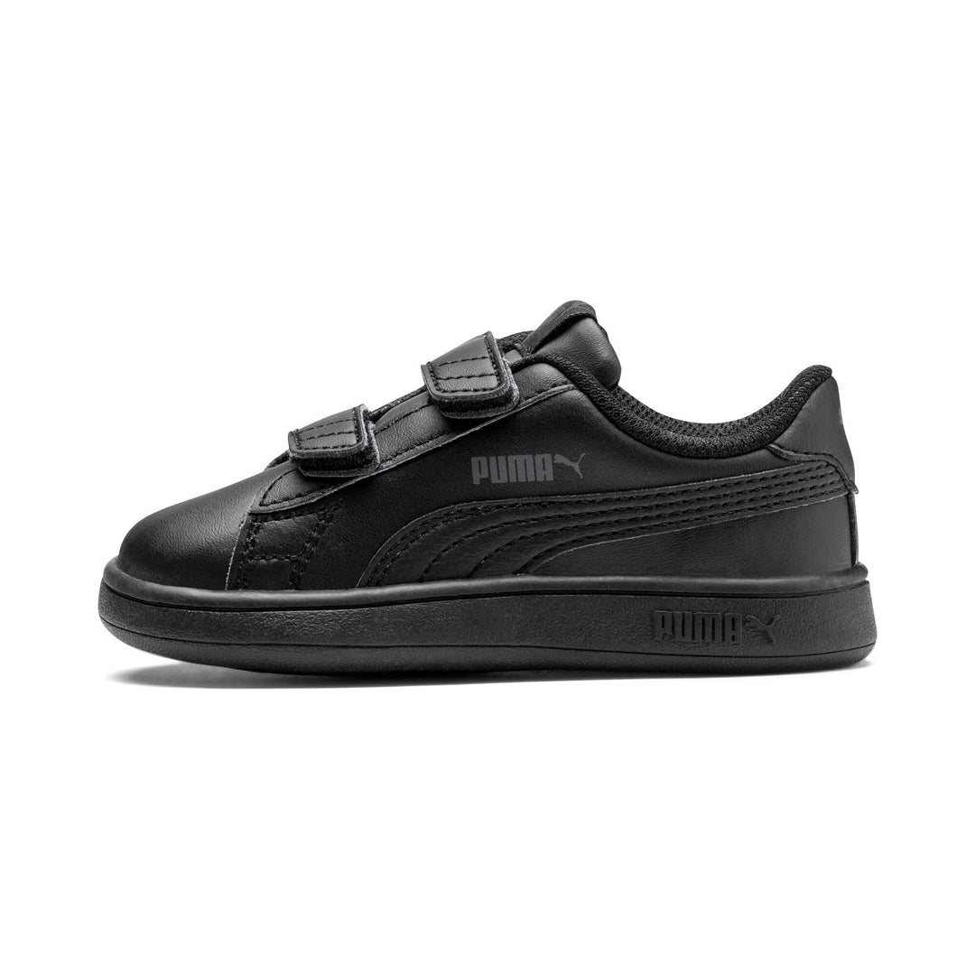 Puma Smash CV V Unisex-Kinder Sneakers 21 EU Puma Black Puma Black, 21 EU Puma Black Puma Black