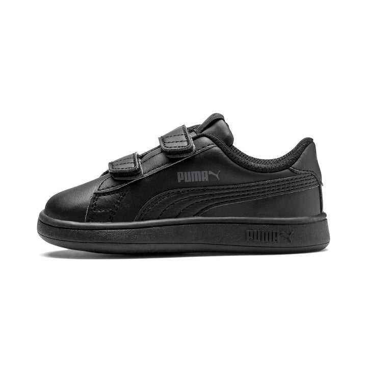 Puma Smash CV V Unisex-Kinder Sneakers 21 EU Puma Black Puma Black, 21 EU Puma Black Puma Black