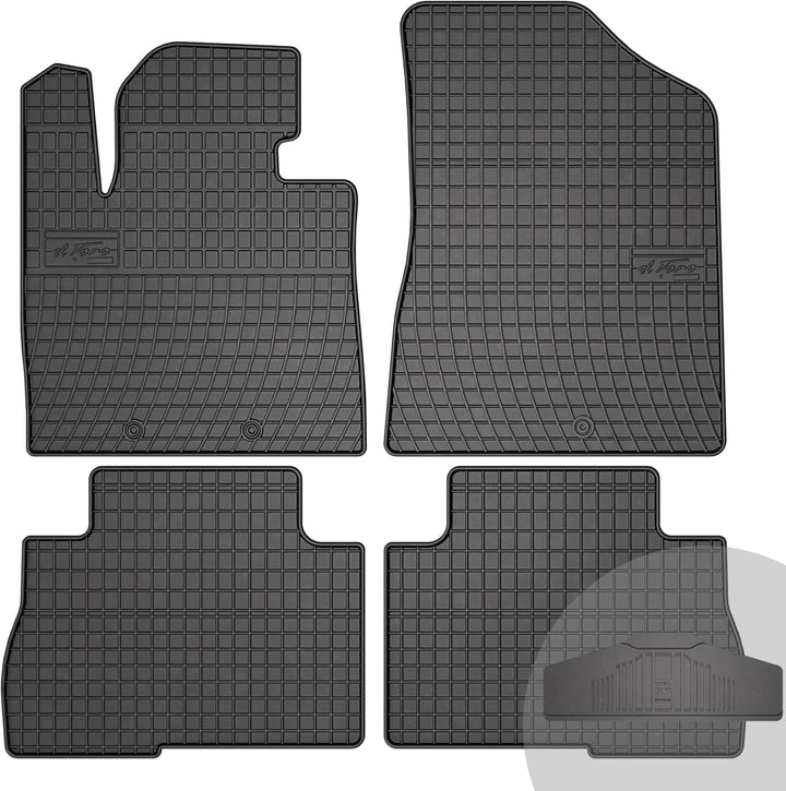 FROGUM EL Toro Gummimatten Ganzjähriges-Set von Autofussmatte Auto Fussmatten für Kia Sorento II 201