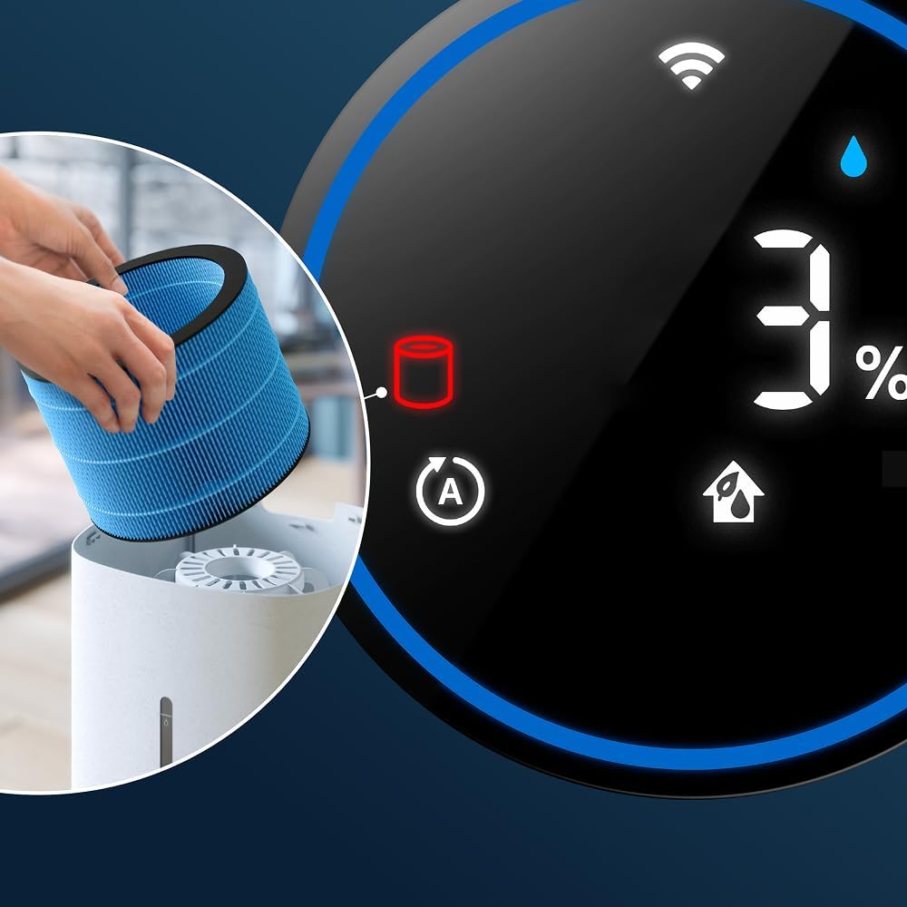 Philips Original NanoCloud Befeuchtungsfilter-Ersatz für 2-in-1 Luftreiniger und Luftbefeuchter 3000