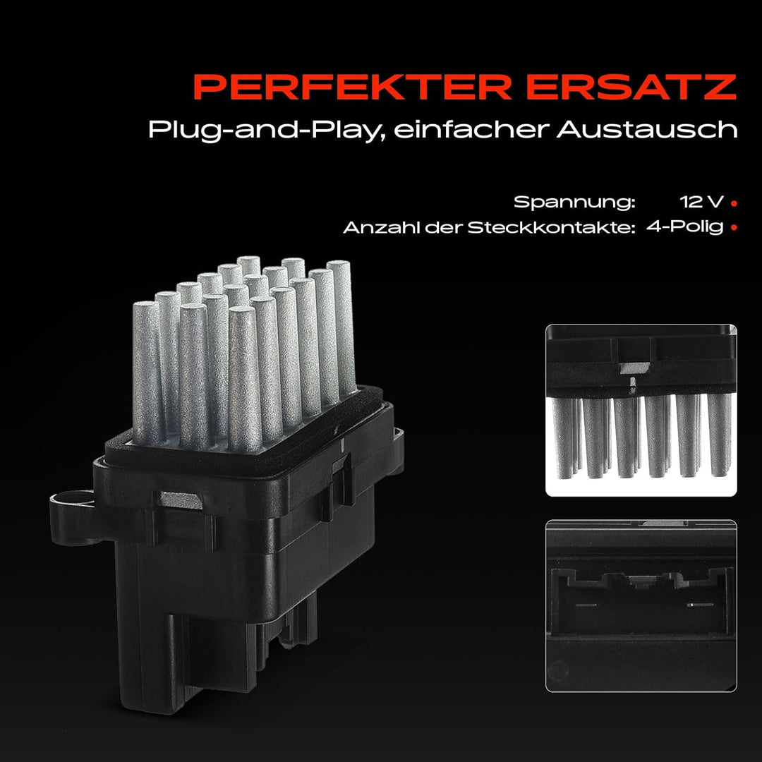 Frankberg Gebläsemotor Vorwiderstand für Kuga I Focus II DA_ FFS Mondeo IV BA7 Fiesta VI C-Max DM2 S