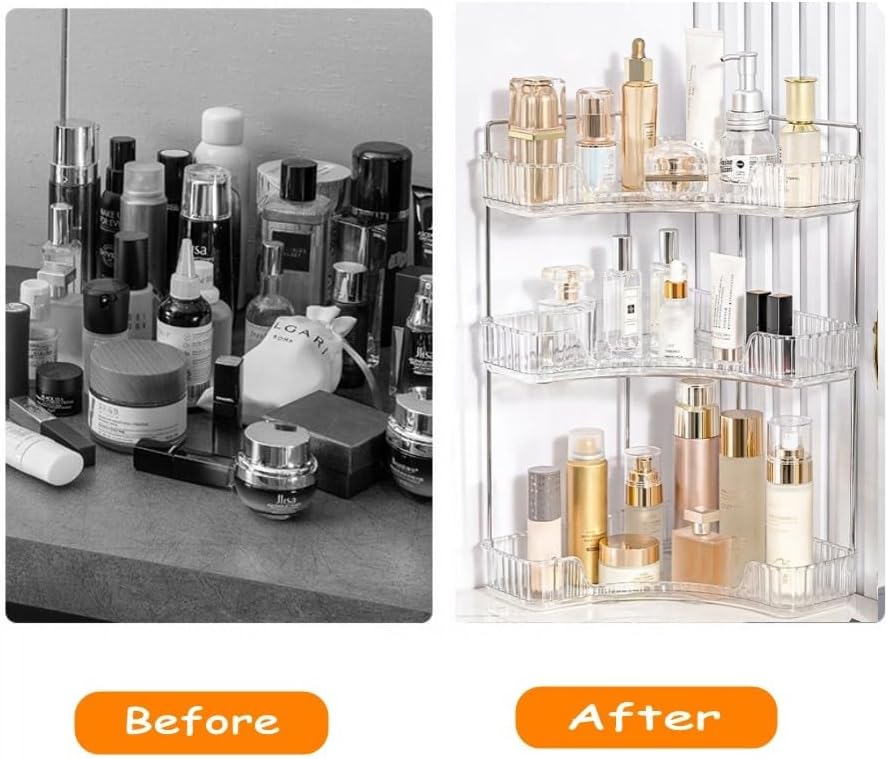 Make up Organizer, Kosmetik Organizer, Beauty Organizer, Hautpflege Organizer für Bad Schminktisch (