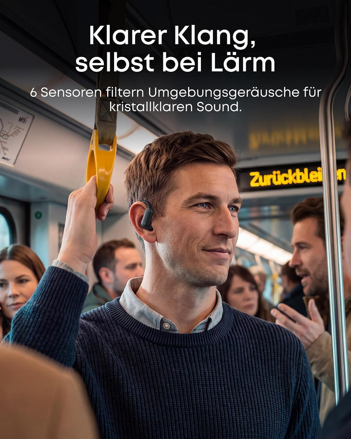 soundcore AeroFit 2 Pro by Anker, erste Kopfhörer mit 2 Tragemodi, 2-in-1 Open-Ear Kopfhörer &amp; Semi-
