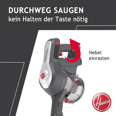 Hoover H-FREE 100 PETS Akku-Staubsauger ohne Beutel + Tierdüse – bis zu 40 Min. Laufzeit, kabelloser