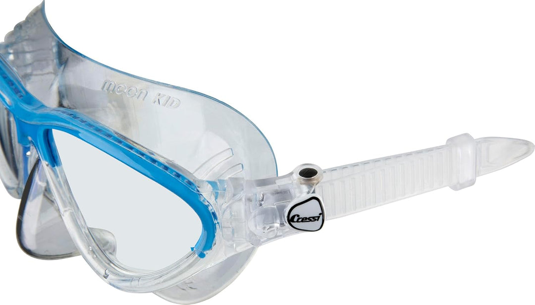 CRESSI Moon Schwimmbrille Kinder 7 bis 15 Jahre mit Bruchsicheren Gläsern, Kratzschutz, Sicherem Sit