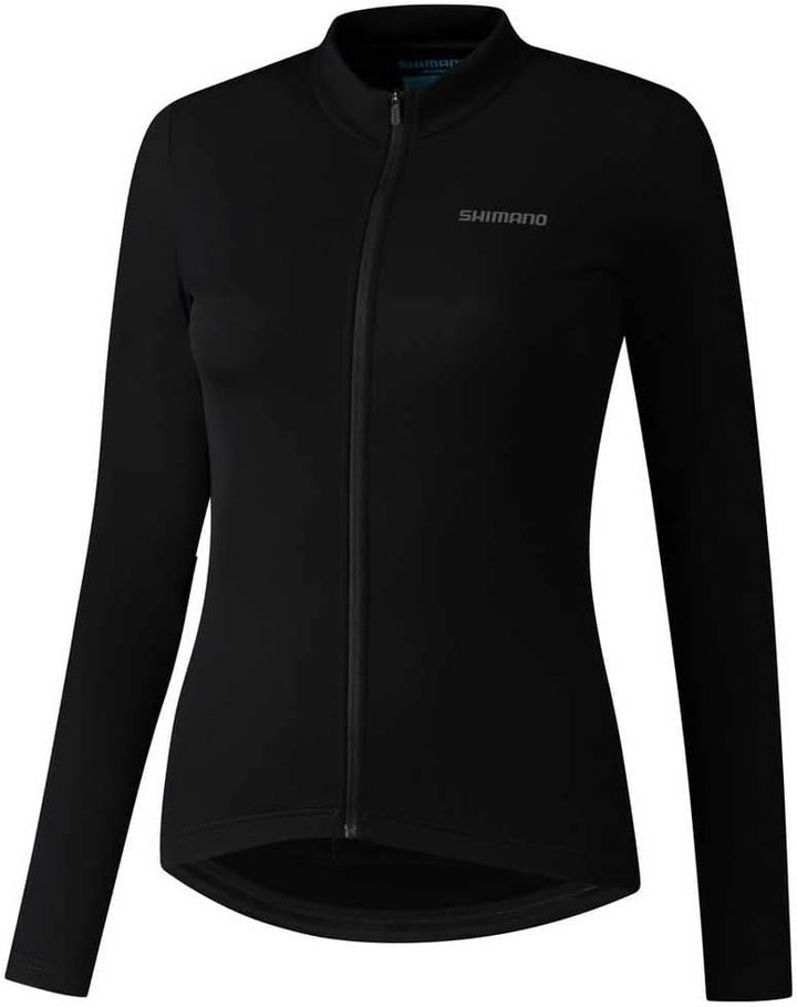 SHIMANO Unisex Sc97014 Damen Element LS Jersey, schwarz, Grösse XL