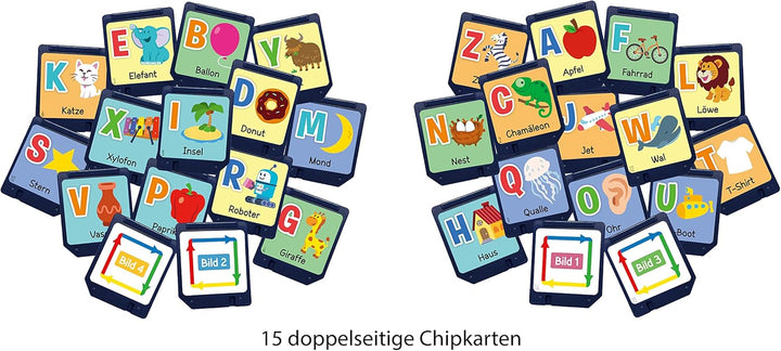 VTech Interaktives Video-Mikroskop – Bildschirm, smarte Objektträger & Codi, der clevere Mal-Roboter