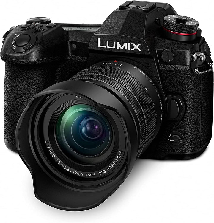 Panasonic Lumix DC-G9MEG-K Systemkamera mit 12-60mm Objektiv (20 MP, 4K/6K, Dual I.S., Staub und Spr