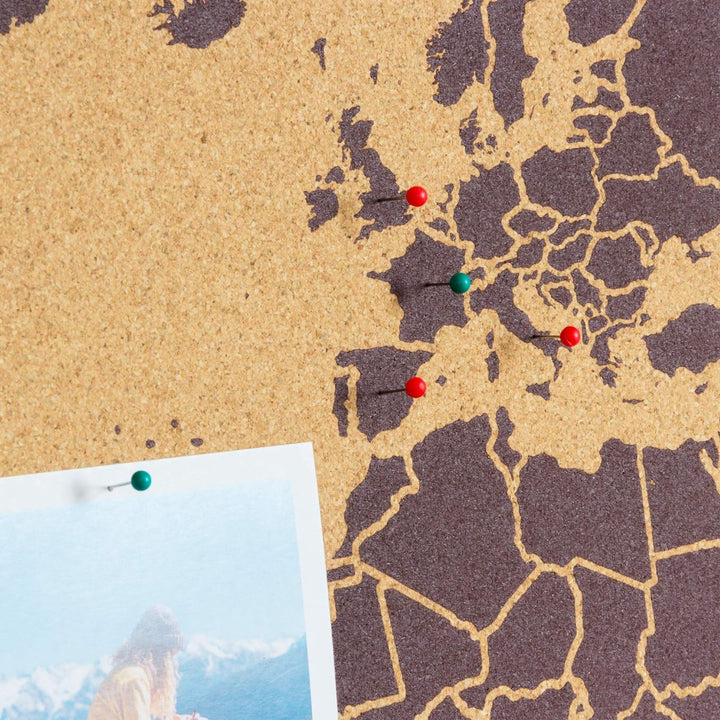 Miss Wood Map L Karte aus Kork 45 x 60 cm braun L Braun, L Braun