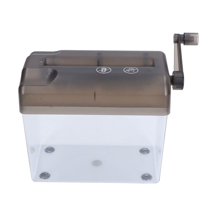 Manueller Aktenvernichter, Tragbarer Papierzerkleinerer Handkurbel Mini Hand Schredder Professionell