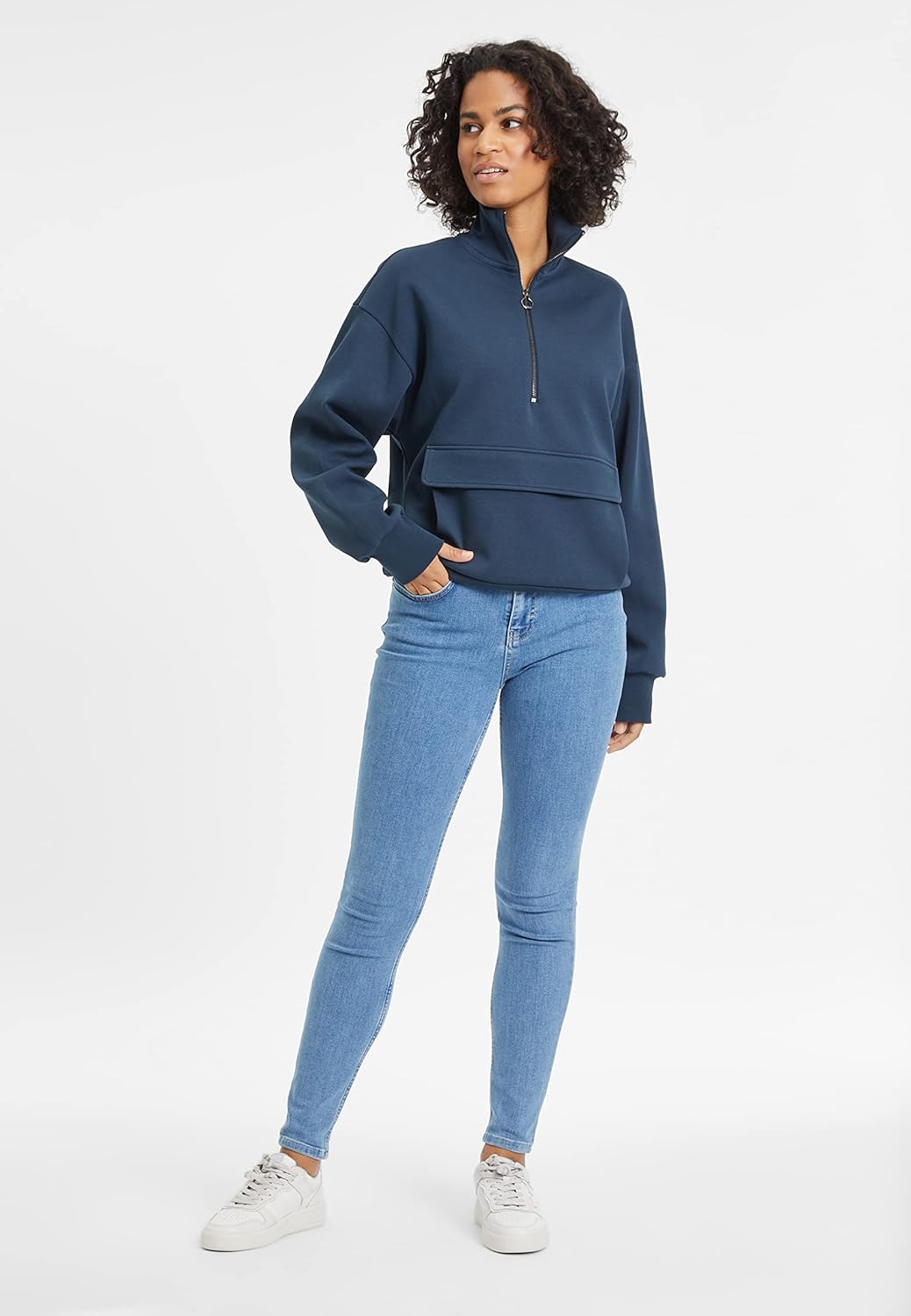 Tamaris Damen APALIT Skinny Jeans 34W / 32L Light Mid Blue Denim, 34W / 32L Light Mid Blue Denim