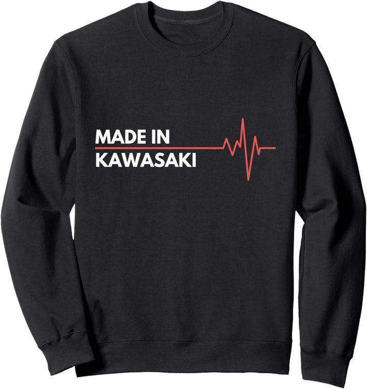 Hergestellt in Kawasaki, Japan Geburtsort Heimatstadt Sweatshirt