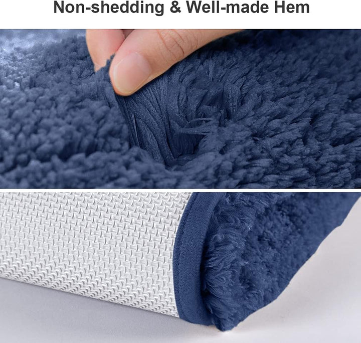 Badematte Rutschfest Badteppich Extra Lange Verdickt Badezimmerteppich Weich Badeteppich Flauschige