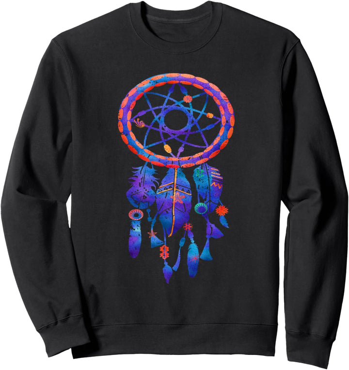 Tribal Blue Dreamcatcher Dream catcher Native American Sweatshirt