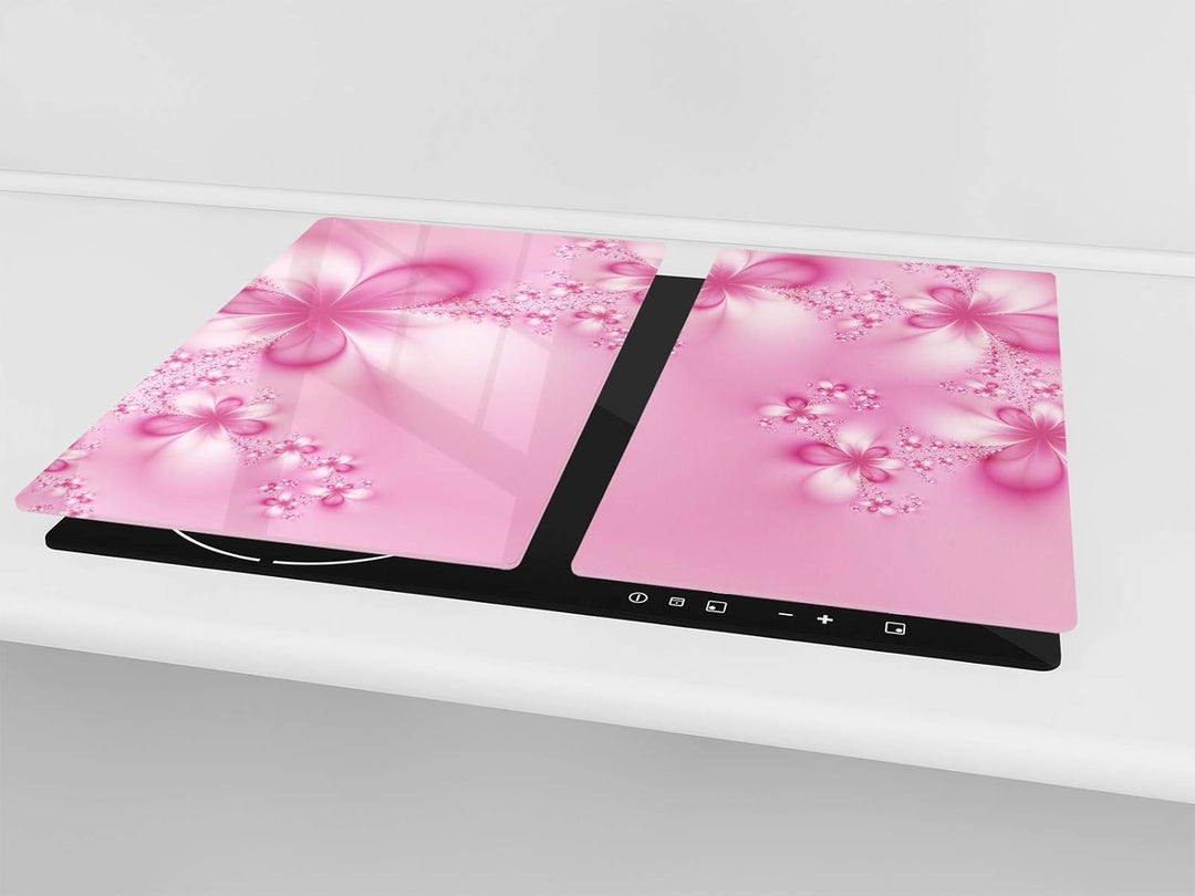 Schneidbrett aus Hartglas und schützende Arbeitsoberfläche – Schneideplatten SINGLE mit 60 x 52 cm u