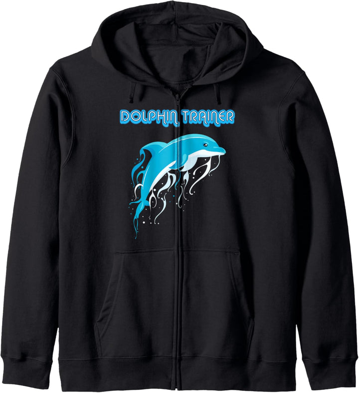 Dolphin Trainer Delfintherapeut Delfin Dompteur Delphin Kapuzenjacke