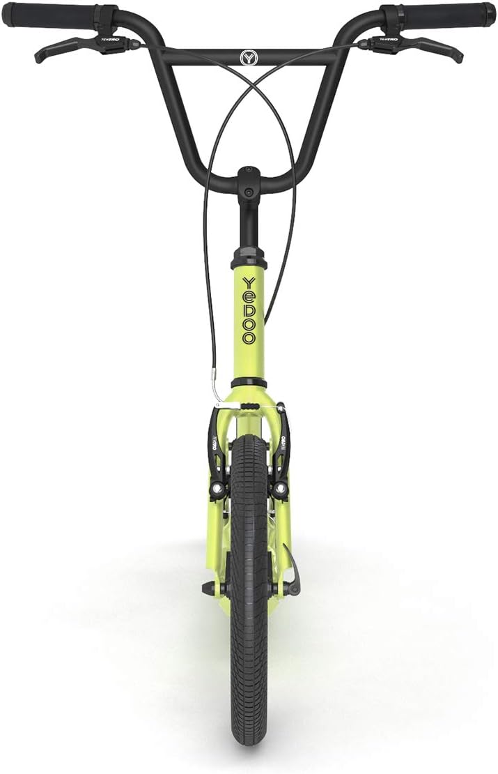 Yedoo Friday Tretroller - bis 150 kg, mit Luftreifen 16/16 - Kickscooter für Erwachsene mit verstell