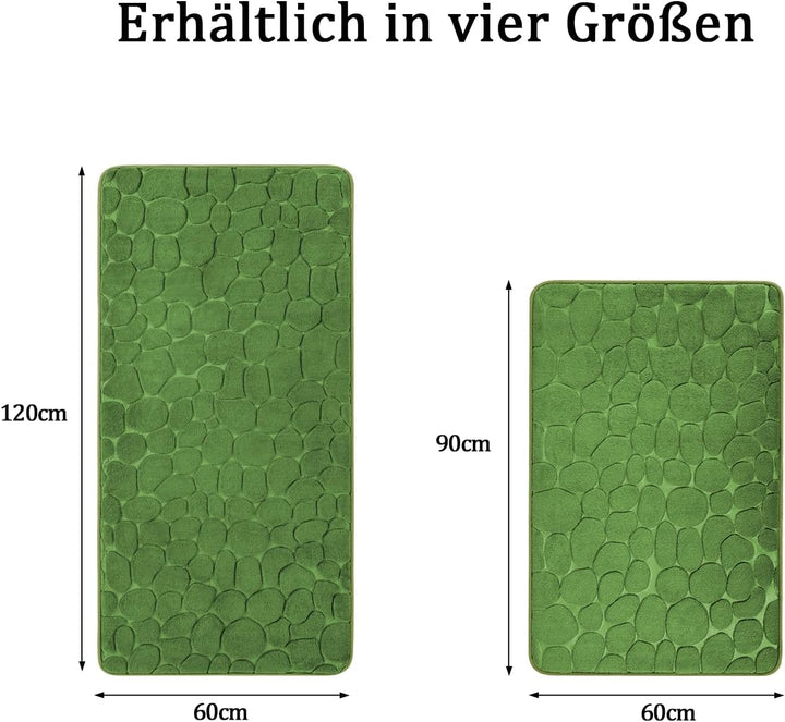 chakme Badematte Memoryschaum Badteppich Memory Foam Duschvorleger Saugfähige Badvorleger Badezimmer