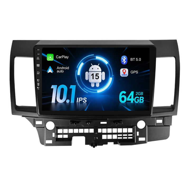 Android 12.0 Autoradio für Mitsubishi Lancer 2008–2016 – kostenlose Rückfahrkamera – 10 Zoll IPS – u