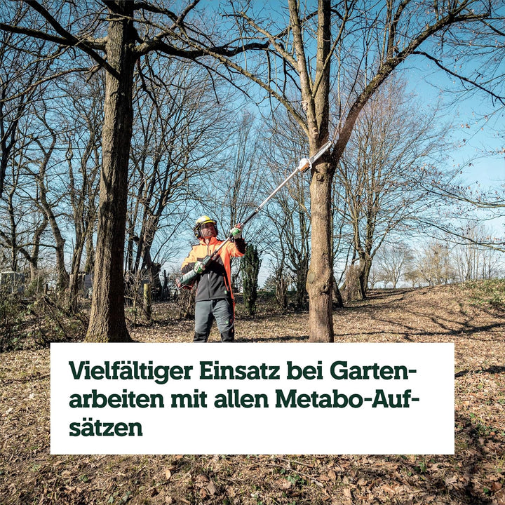 metabo Akku-Multifunktionsantrieb MA 36-18 LTX BL Q – 601725850 – 18 V – Akku-Antrieb für die Aufsät