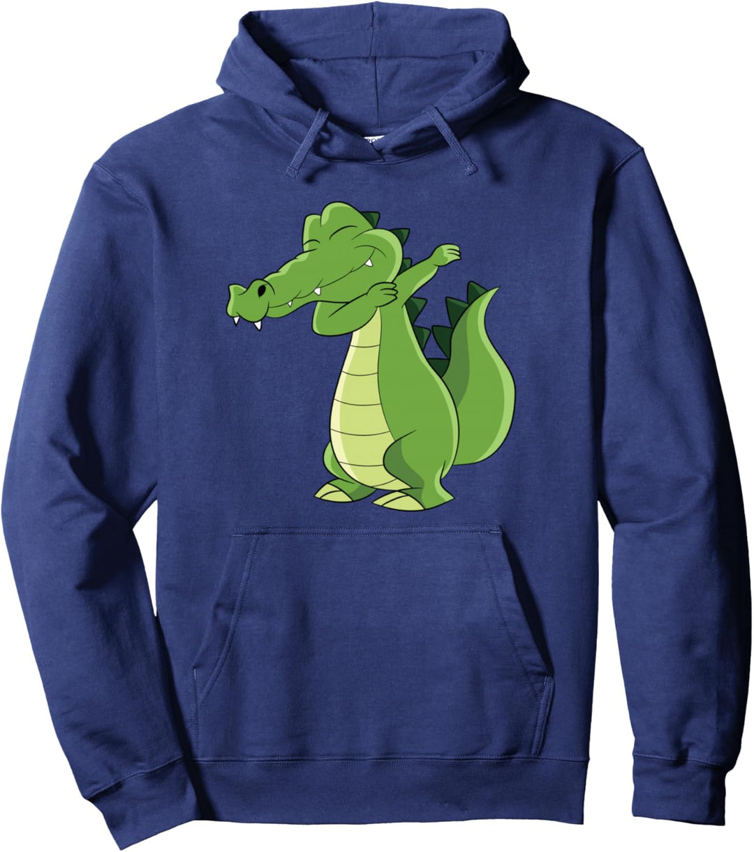 Dabbing Krokodil Dabbendes Krokodil Pullover Hoodie