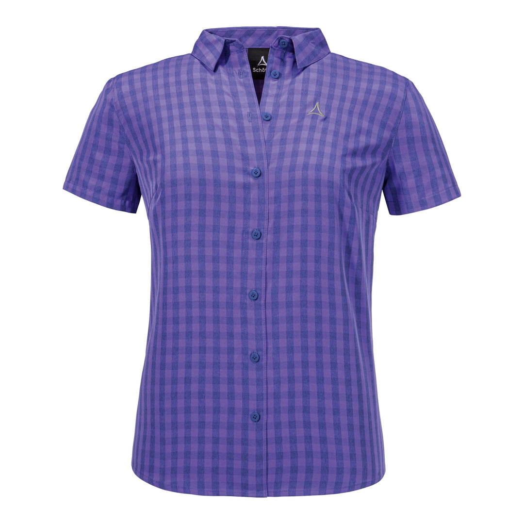 Schöffel Damen Circ Blouse Style Dalfoss WMS Bluse 38 Dusk Blue, 38 Dusk Blue