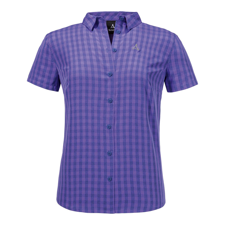 Schöffel Damen Circ Blouse Style Dalfoss WMS Bluse 38 Dusk Blue, 38 Dusk Blue