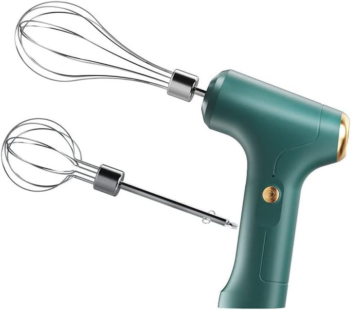 Elektrischer Schneebesen, Tragbarer Handmixer USB Wiederaufladbare Handheld -Eierschläger für Schlag