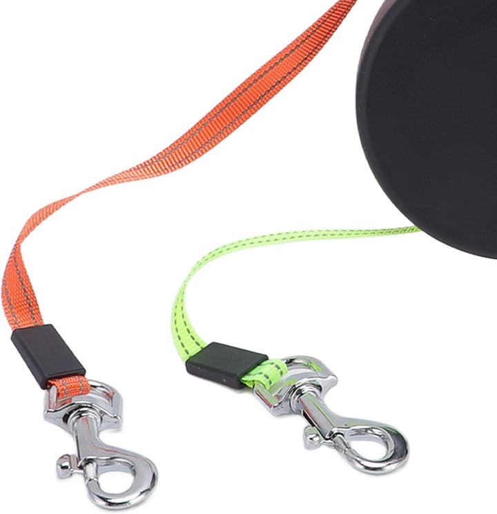 Tnfeeon Hundeleine, Doppelkopf-Design Zum Spazierengehen mit 2 Hunden, Verstellbare Länge mit Eingeb