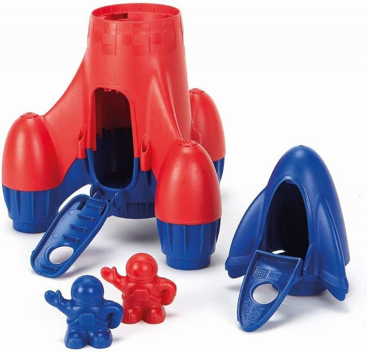 Green Toys 8601039 Rakete, Raumschiff, nachhaltiges Spielfahrzeug für Kinder ab 24 Monaten