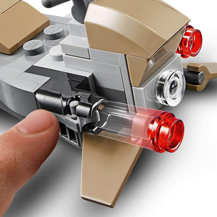 LEGO 75267 Star Wars Mandalorianer Battle Pack Set mit 4 Minifiguren, Speeder-Bike und Verteidigungs
