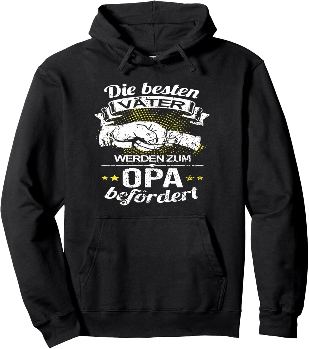 Geburt Enkel - grossartige Väter werden zum Opa befördert Pullover Hoodie