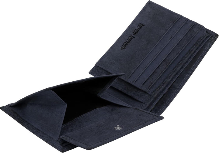 bruno banani Geldbörse Echt Leder Herren | | 021121, Blau