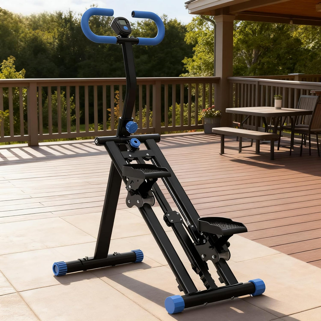 Stair Stepper Pro 2025, Treppenmeister für Zuhause mit 3 Stufen Widerstand, Foldbares Vertical Climb