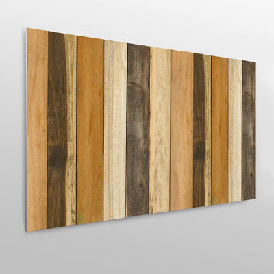 Oedim Kopfteil für Betten, PVC, antike Textur, vertikal, Holz, Mehrfarbig, 115 x 60 cm, erhältlich i