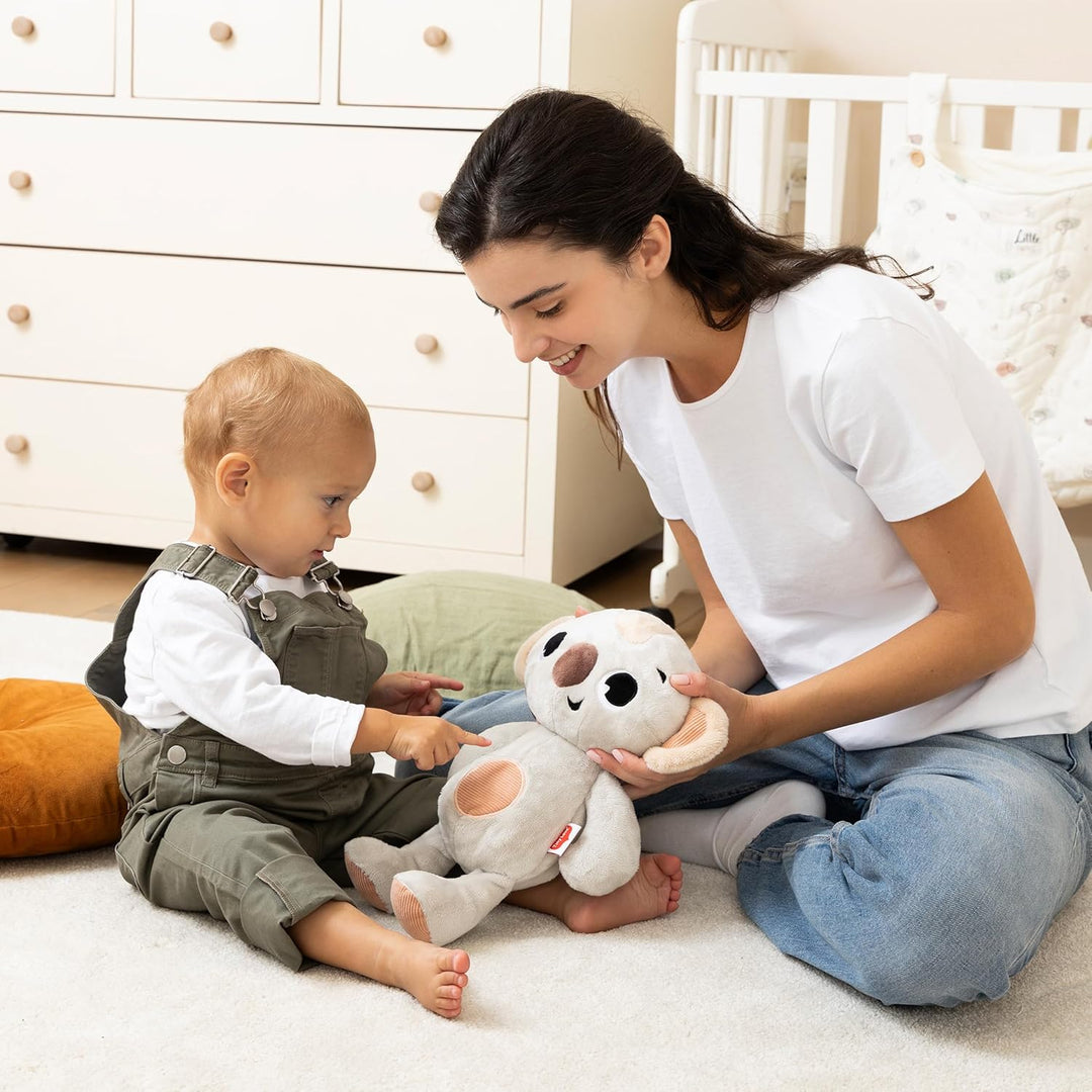 Tiny Love Kuscheltier Koala Snuggly Buddy, Baby Spielzeug, 0+ Monate, Atmendes Kuscheltier mit beruh